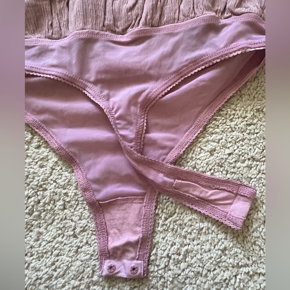 NWT Free People Still the One Lace Intimately FP Sheer Floral Bodysuit La Fluer - Picture 8 of 11